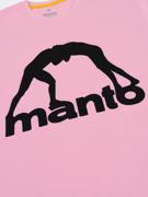 MANTO vibe 25 tshirt-pink/black